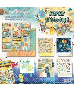Memory Place Super Awesome 12x12 Inch Paper Pack (MP-61105) Memory Place Super Awesome 12x12 Inch Paper Pack (MP-61105)