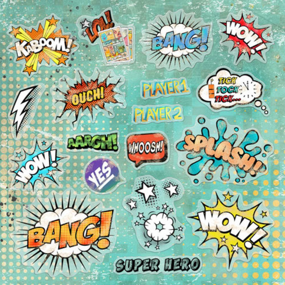 Memory Place Super Awesome Clear Ephemera (MP-61137)