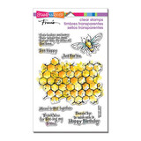 Stampendous! Honeycomb Wishes Clear Stamps (SSC1257)