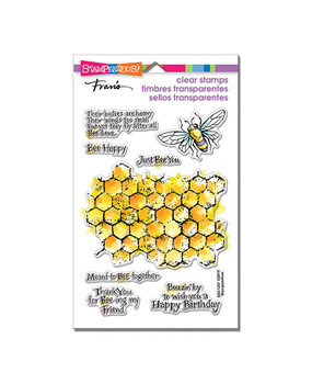 Stampendous! Honeycomb Wishes Clear Stamps (SSC1257)