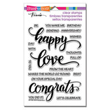 Stampendous! Big Words Happy Clear Stamps (SSC1282)