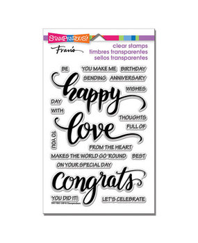 Stampendous! Big Words Happy Clear Stamps (SSC1282)