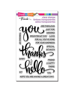 Stampendous! Big Words Thanks Clear Stamps (SSC1283) Stampendous! Big Words Thanks Clear Stamps (SSC1283)