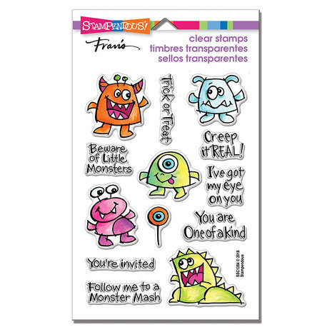 Stampendous! Little Monsters Clear Stamps (SSC1284) Stampendous! Little Monsters Clear Stamps (SSC1284)