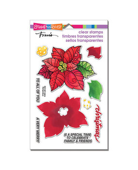 Stampendous! Poinsettia Parts Clear Stamps (SSC1287)