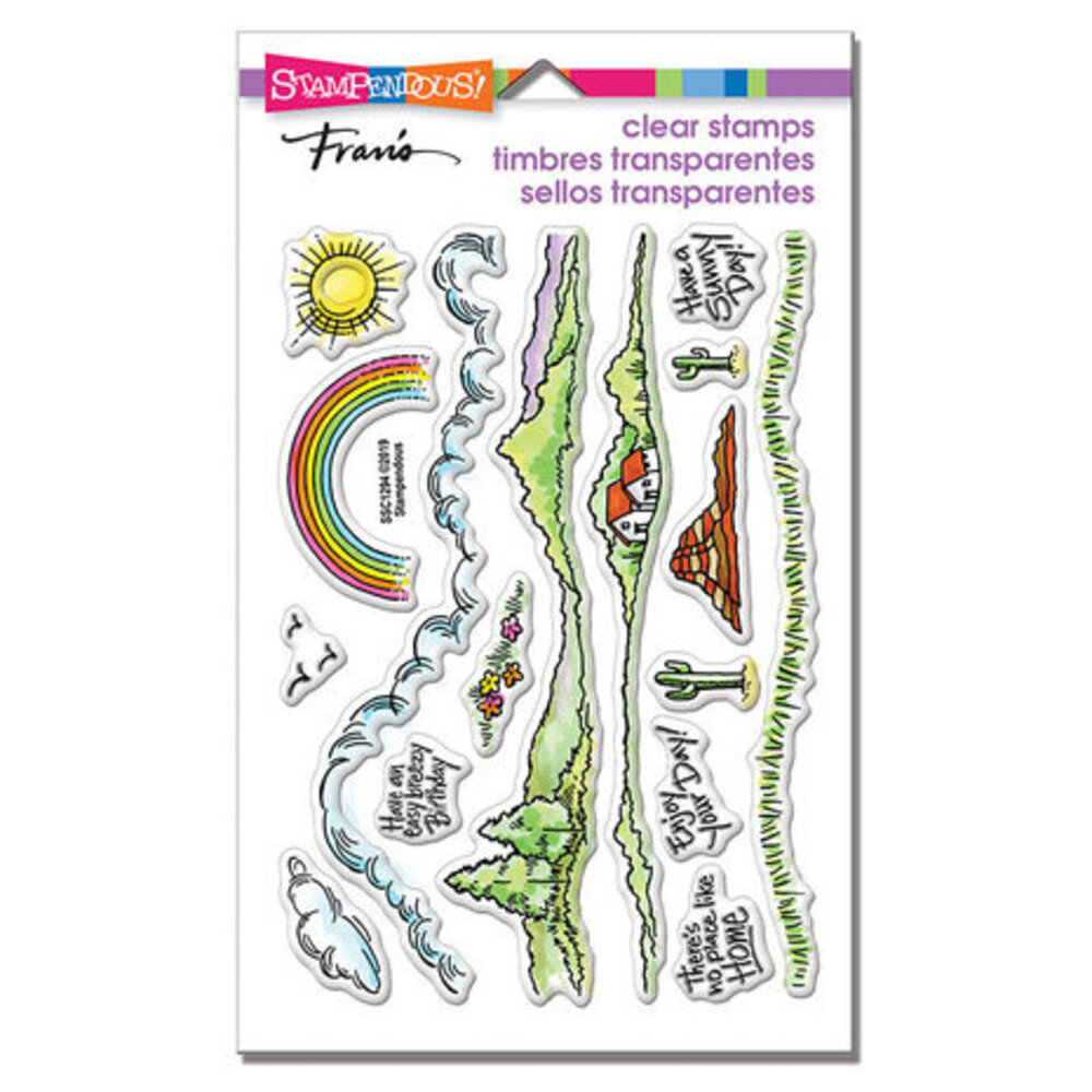 Stampendous! Meadows Edge Clear Stamps (SSC1294) Stampendous! Meadows Edge Clear Stamps (SSC1294)