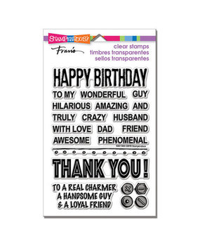 Stampendous! Wonderful Guy Clear Stamps (SSC1300)