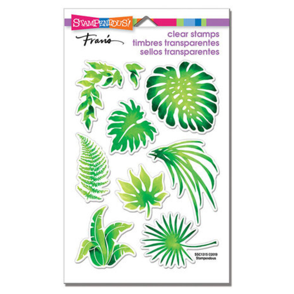 Stampendous! Jungle Greenery Clear Stamps (SSC1315) Stampendous! Jungle Greenery Clear Stamps (SSC1315)