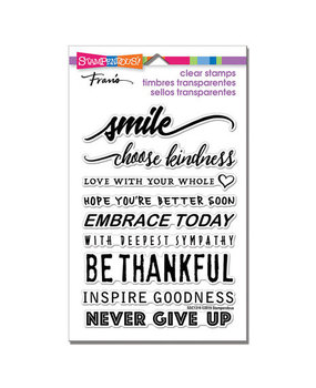 Stampendous! Smile Sentiments Clear Stamps (SSC1316)
