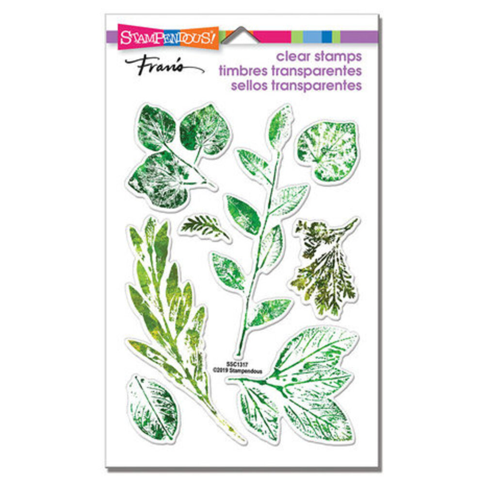 Stampendous! Leafy Imprint Clear Stamps (SSC1317) Stampendous! Leafy Imprint Clear Stamps (SSC1317)