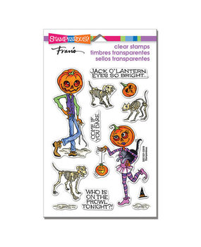 Stampendous! Pumpkin People Clear Stamps (SSC1321)