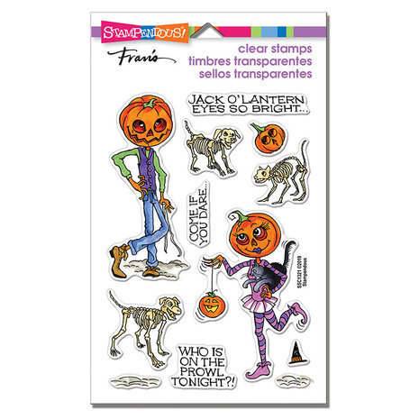 Stampendous! Pumpkin People Clear Stamps (SSC1321) Stampendous! Pumpkin People Clear Stamps (SSC1321)