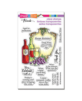 Stampendous! Wine Frame Clear Stamps (SSC1329)