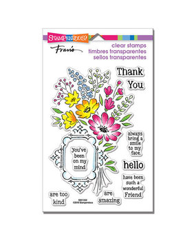 Stampendous! Floral Frame Clear Stamps (SSC1332)