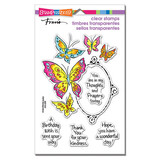 Stampendous! Butterfly Frame Clear Stamps (SSC1333)
