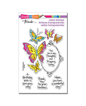 Stampendous! Butterfly Frame Clear Stamps (SSC1333)