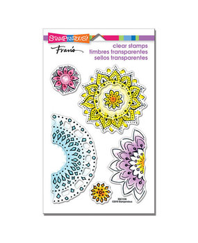 Stampendous! Floral Circles Clear Stamps (SSC1336)