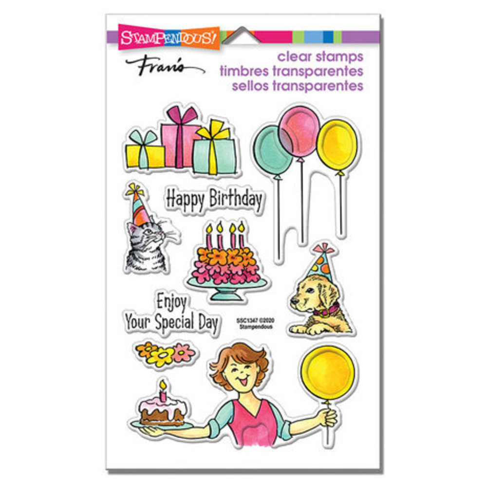 Stampendous! Birthday Gift Clear Stamps (SSC1347) Stampendous! Birthday Gift Clear Stamps (SSC1347)
