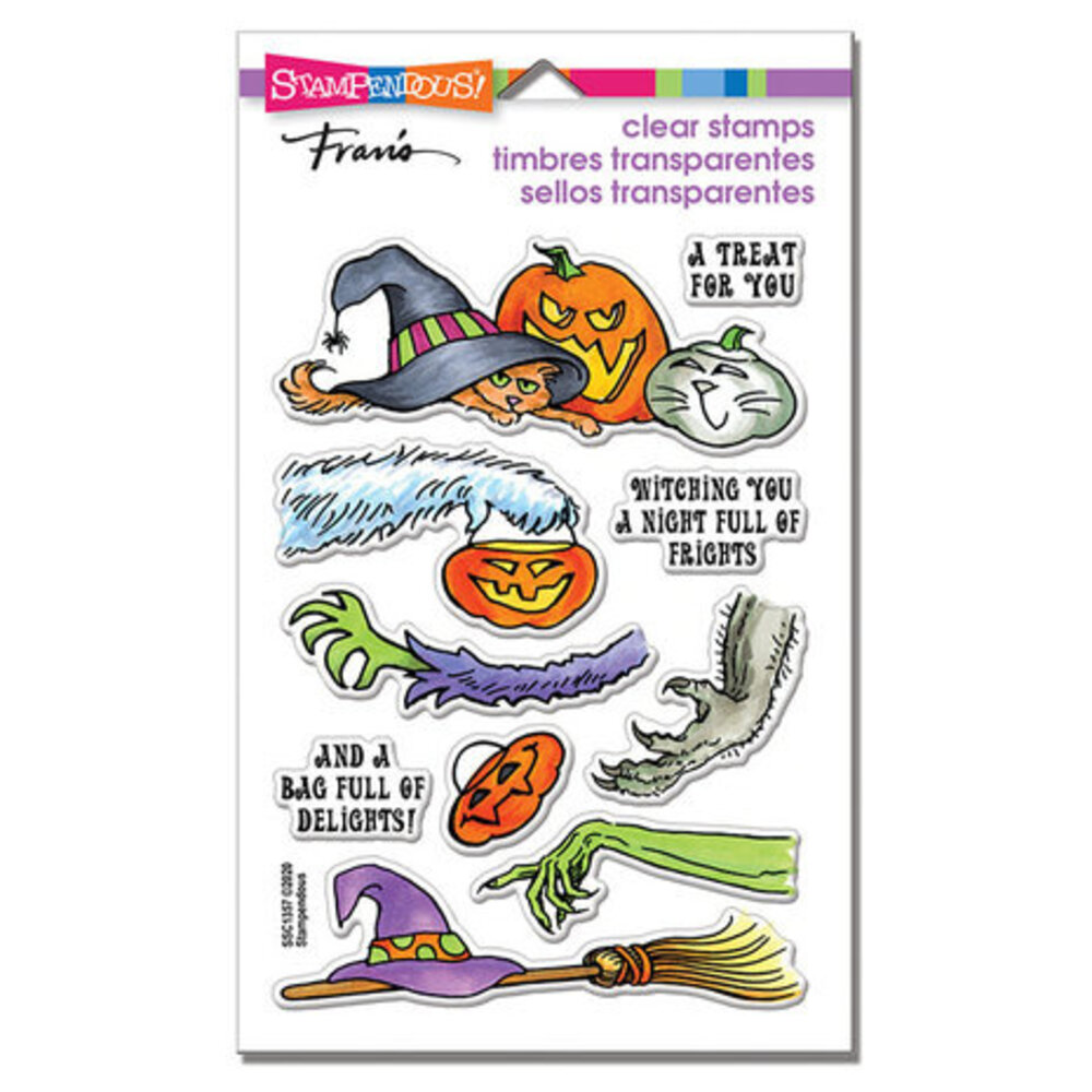 Stampendous! Frightful Gift Clear Stamps (SSC1357) Stampendous! Frightful Gift Clear Stamps (SSC1357)