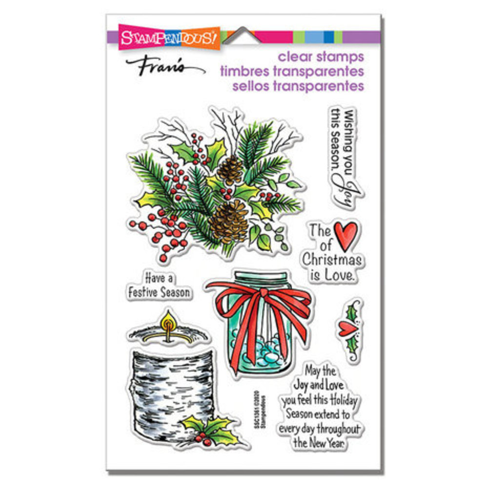 Stampendous! Festive Season Clear Stamps (SSC1361) Stampendous! Festive Season Clear Stamps (SSC1361)