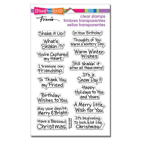 Stampendous! Shake It Up Clear Stamps (SSC1364) Stampendous! Shake It Up Clear Stamps (SSC1364)