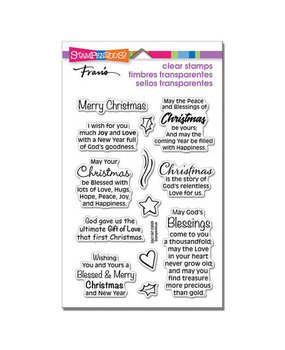 Stampendous! Blessed Christmas Clear Stamps (SSC1367)