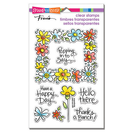 Stampendous! Flower Frame Clear Stamps (SSC1370)