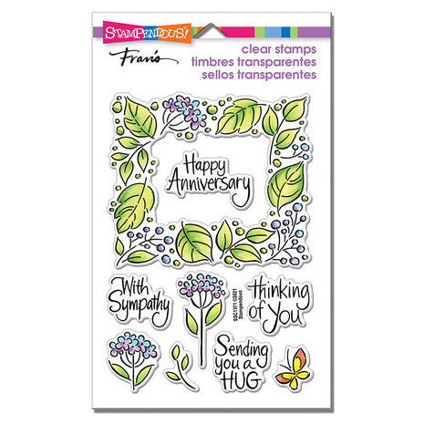 Stampendous! Leafy Frame Clear Stamps (SSC1371) Stampendous! Leafy Frame Clear Stamps (SSC1371)