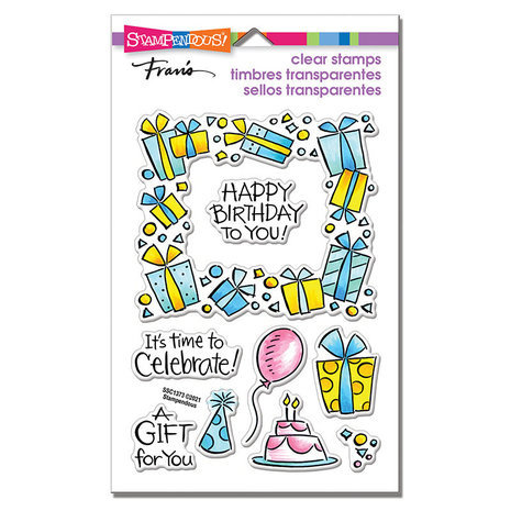 Stampendous! Gift Frame Clear Stamps (SSC1373) Stampendous! Gift Frame Clear Stamps (SSC1373)