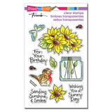 Stampendous! Pop Sunflower Clear Stamps (SSC1379)