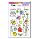 Stampendous! Button Blossoms Clear Stamps (SSC1401)