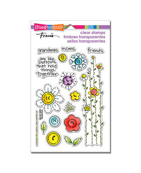 Stampendous! Button Blossoms Clear Stamps (SSC1401) Stampendous! Button Blossoms Clear Stamps (SSC1401)