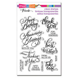 Stampendous! Brushed Messages Clear Stamps (SSC1402)