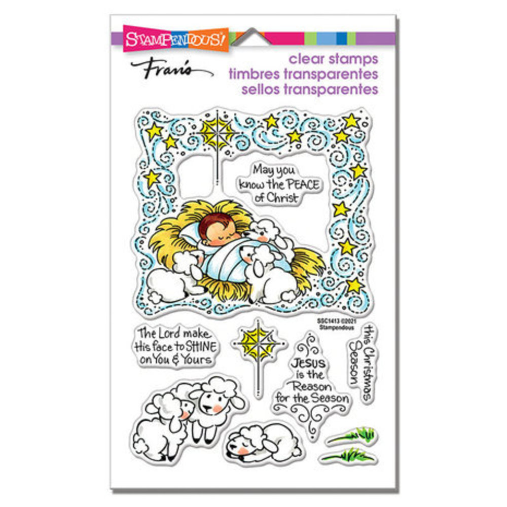 Stampendous! Nativity Frame Clear Stamps (SSC1413) Stampendous! Nativity Frame Clear Stamps (SSC1413)