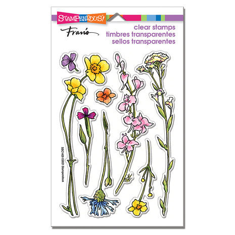 Stampendous! Wildflowers Clear Stamps (SSC1420)
