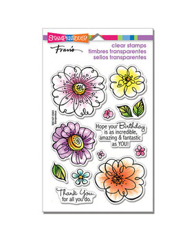 Stampendous! Blooming Birthday Clear Stamps (SSC1427)