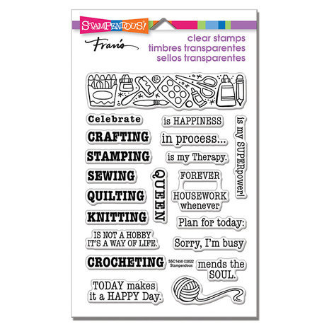 Stampendous! Crafting Forever Clear Stamps (SSC1450) Stampendous! Crafting Forever Clear Stamps (SSC1450)