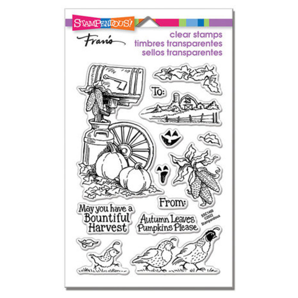 Stampendous! Mailbox Autumn Clear Stamps (SSC1460) Stampendous! Mailbox Autumn Clear Stamps (SSC1460)