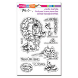 Stampendous! Mailbox Wreath Clear Stamps (SSC1461)