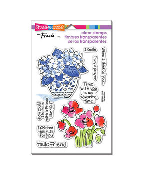Stampendous! Blue Poppies Clear Stamps (SSC2002)