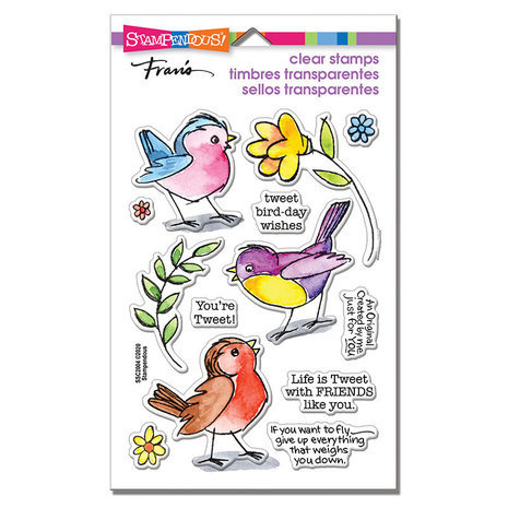 Stampendous! Sketchy Birds Clear Stamps (SSC2004) Stampendous! Sketchy Birds Clear Stamps (SSC2004)