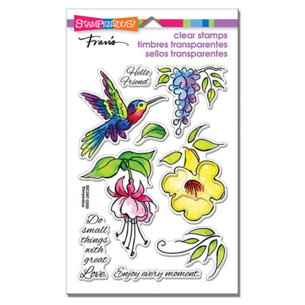 Stampendous! Hummingbird Hello Clear Stamps (SSC2007) Stampendous! Hummingbird Hello Clear Stamps (SSC2007)