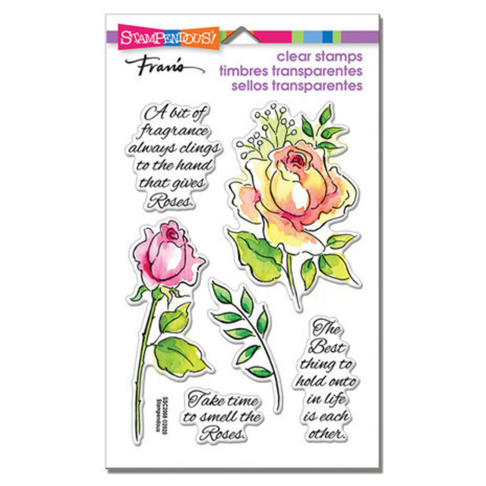 Stampendous! Fragrant Rose Clear Stamps (SSC2008) Stampendous! Fragrant Rose Clear Stamps (SSC2008)