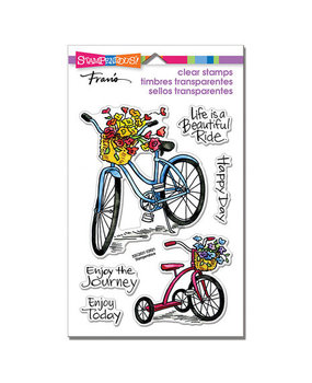 Stampendous! Basket Bikes Clear Stamps (SSC2031)