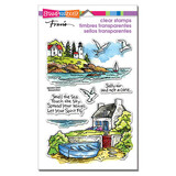 Stampendous! Lighthouse Cottage Clear Stamps (SSC2033)