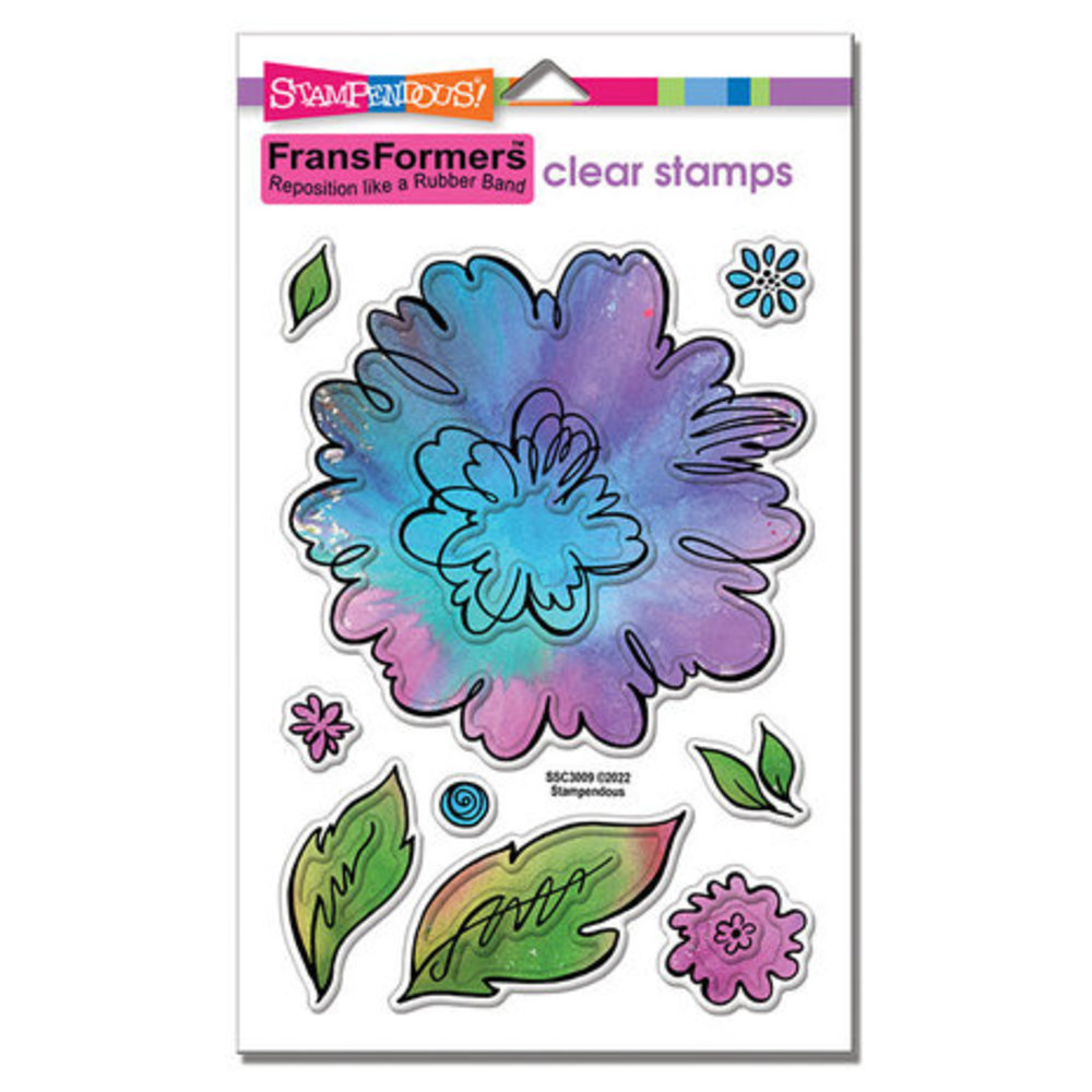 Stampendous! Peony Clear Stamps (SSC3009) Stampendous! Peony Clear Stamps (SSC3009)
