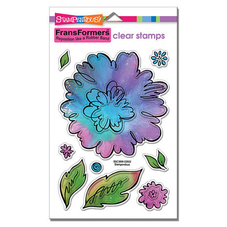 Stampendous! Peony Clear Stamps (SSC3009) Stampendous! Peony Clear Stamps (SSC3009)