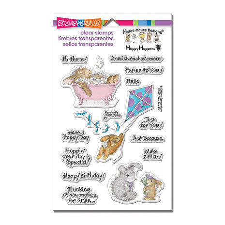 Stampendous! Hoppy Moments Clear Stamps (SSCM5001)