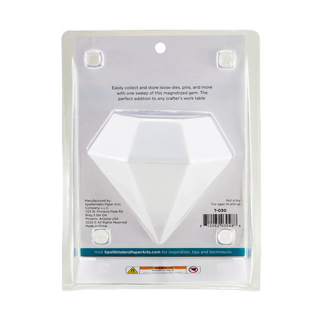 Spellbinders Main Attraction Magnetic Storage Tool White (T-030) Spellbinders Main Attraction Magnetic Storage Tool White (T-030)