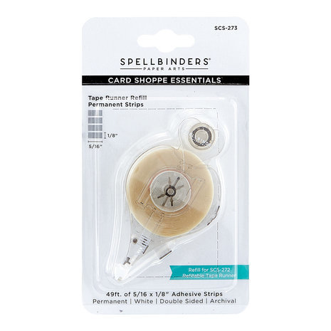 Spellbinders Tape Runner Refill Permanent Adhesive Strips (SCS-273) Spellbinders Tape Runner Refill Permanent Adhesive Strips (SCS-273)